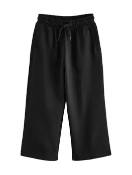 Тканевые брюки Next Wide leg Pants, черный