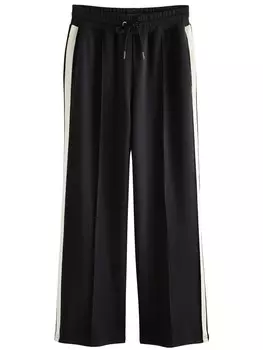 Тканевые брюки Next Wide leg Pants, черный