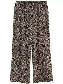 Тканевые брюки Next Wide leg Pants, цвет mottled brown
