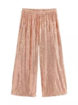 Тканевые брюки Next Wide leg Pants, цвет pastel orange