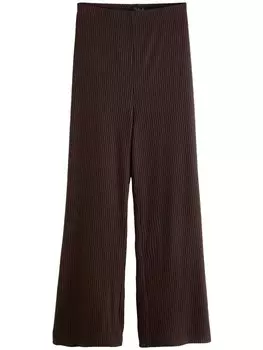 Тканевые брюки Next Wide leg Pants, коричневый