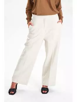 Тканевые брюки NMPH, кремовый