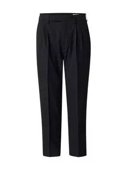 Тканевые брюки NN07 Regular Pleat-Front Pants Fritz 1728, черный