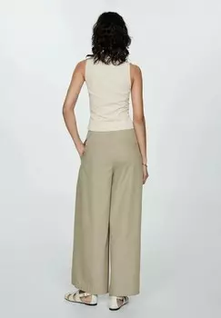 Тканевые брюки NOELIA Mango, светло-зеленый