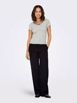 Тканевые брюки ONLY, черный