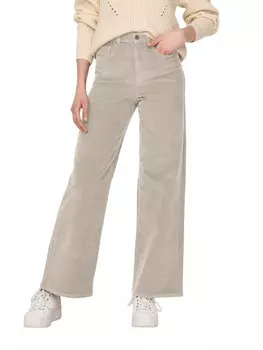 Тканевые брюки ONLY Cord ONLHOPE GLOBAL EX comfort/relaxed, бежевый
