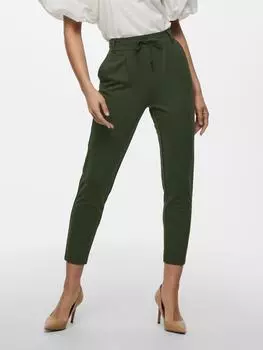 Тканевые брюки ONLY Elegante Stoffhose Poptrash Paperback Stretch Pants ONLPOPTRASH, темно-зеленый