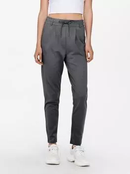 Тканевые брюки ONLY Elegante Stoffhose Poptrash Paperback Stretch Pants ONLPOPTRASH, темно-серый