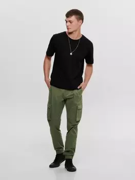 Тканевые брюки Only&Sons Hose, цвет Olive Night