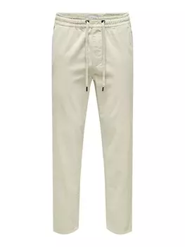 Тканевые брюки Only & Sons Regular Pants ONSLinus, светло-серый