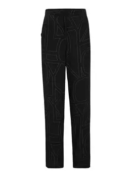 Тканевые брюки Only Tall Wide leg Pants DEA, черный