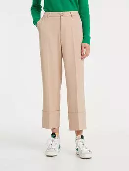 Тканевые брюки OPUS, бежевый