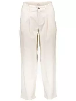 Тканевые брюки Oui, кремовый