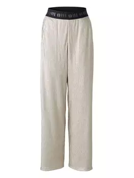 Тканевые брюки OUI Loose fit Pants, кремовый