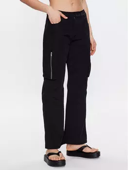 Тканевые брюки оверсайз Herskind, черный