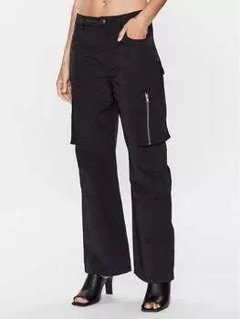 Тканевые брюки оверсайз Herskind, черный