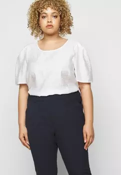 Тканевые брюки PANTS Kaffe Curve, темно-синий