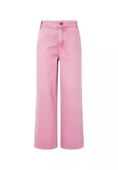 Тканевые брюки Pepe Jeans Wide leg Pants ANYA, розовый