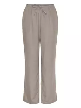 Тканевые брюки Pieces, серый