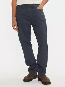 Тканевые брюки прямого кроя Calvin Klein Jeans, синий