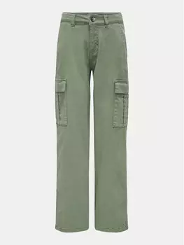 Тканевые брюки прямого кроя Kids Only, зеленый