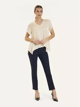 Тканевые брюки прямого кроя Kmx, синий