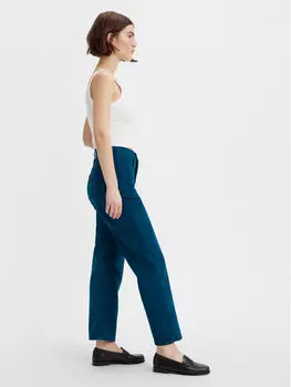 Тканевые брюки прямого кроя Levi's, синий