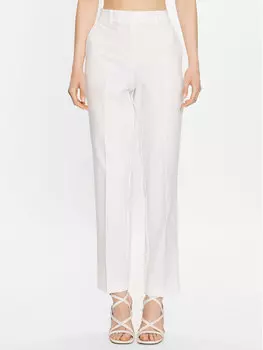 Тканевые брюки прямого кроя Selected Femme, белый