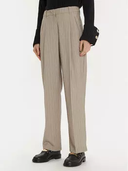 Тканевые брюки прямого кроя Vero Moda, бежевый