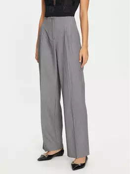 Тканевые брюки прямого кроя Vero Moda, серый