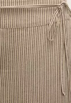 Тканевые брюки PULL&BEAR, бежевый