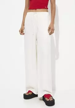 Тканевые брюки PULL&BEAR, бежевый