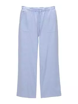 Тканевые брюки Pull&Bear Loose fit Pants, светло-синий