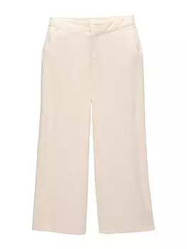 Тканевые брюки Pull&Bear Regular Pants, натуральный белый