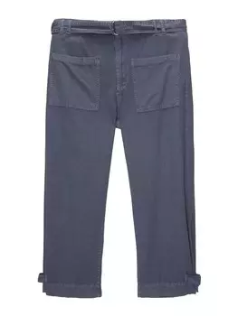 Тканевые брюки Pull&Bear Regular Pants, пыльно-голубой