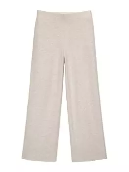 Тканевые брюки Pull&Bear Wide leg Pants, песочный