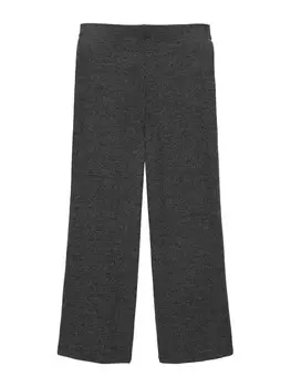 Тканевые брюки Pull&Bear Wide leg Pants, темно-серый