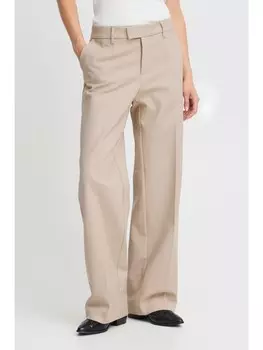 Тканевые брюки PULZ Jeans, серый