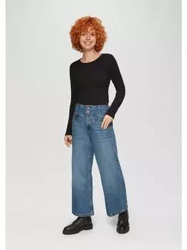 Тканевые брюки QS 7/8, синий