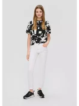 Тканевые брюки QS, белый