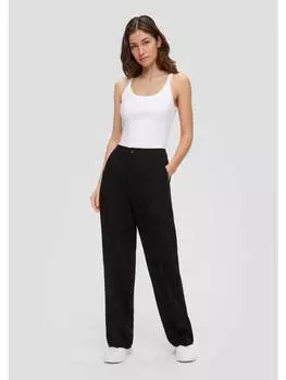 Тканевые брюки QS, черный