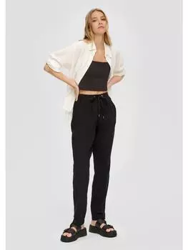 Тканевые брюки QS, черный