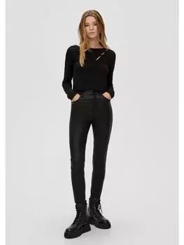 Тканевые брюки QS, черный