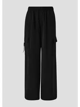 Тканевые брюки QS, черный