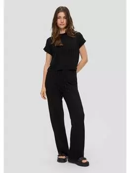 Тканевые брюки QS, черный