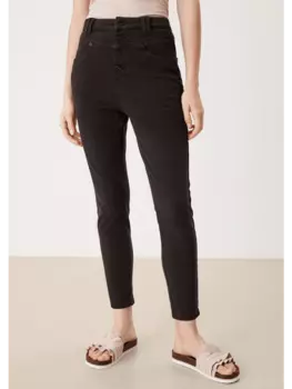 Тканевые брюки QS, черный