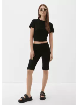 Тканевые брюки QS, черный