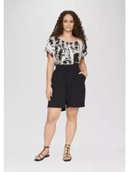 Тканевые брюки QS, черный