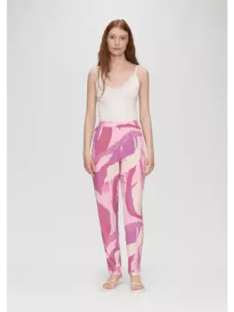 Тканевые брюки QS, фиолетовый