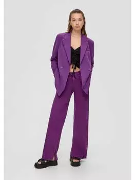 Тканевые брюки QS, фиолетовый